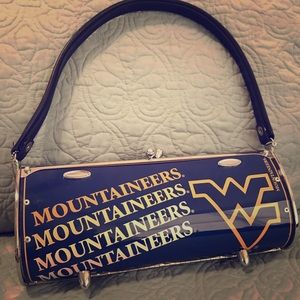 Littleearth WVU hard cover purse.